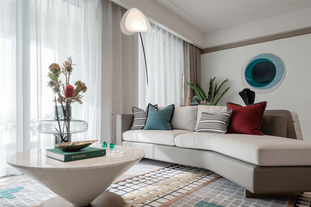 佛山市金茂碧桂園正榮府新中式風(fēng)格四居室裝修案例