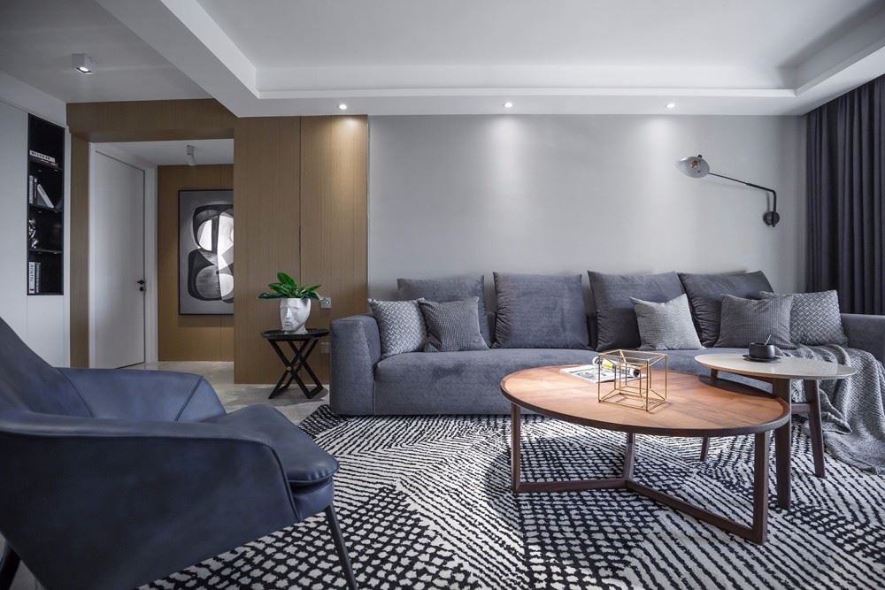 佛山市恒大山湖郡現代簡約風格三居室裝修案例