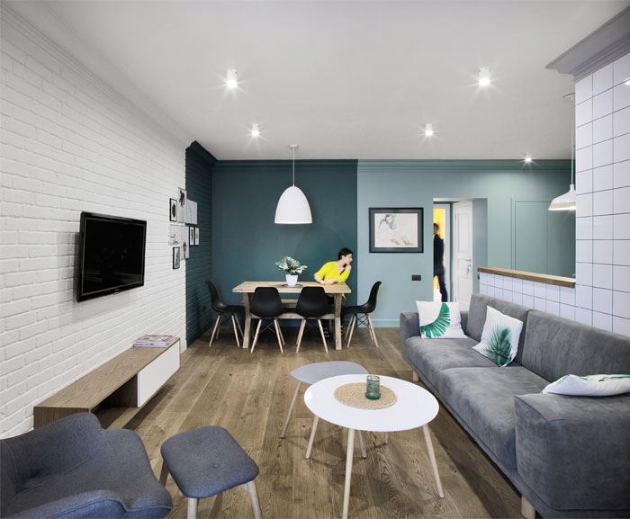 廣州市樂意居花苑歐式風格二居室裝修案例