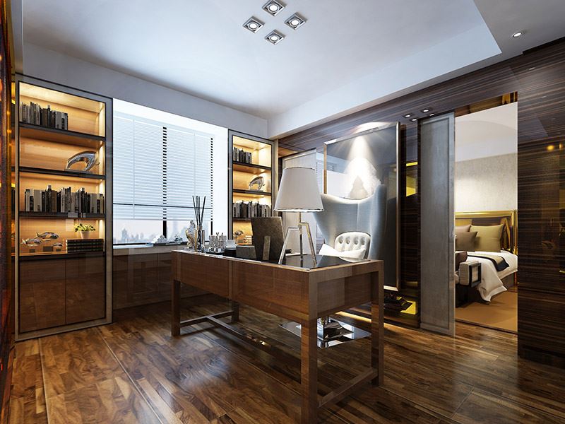 常州市環(huán)球融創(chuàng)曹山未來城輕奢風(fēng)格三居室裝修案例