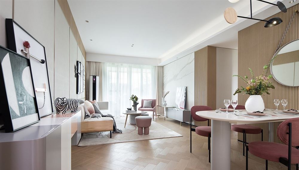 佛山市建發&middot;融創&middot;雅居樂丨和璽現代風格三居室裝修案例