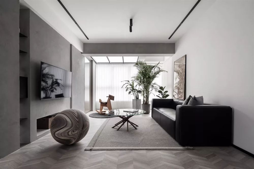 廣州市萬科金域曦府現代簡約風格三居室裝修案例