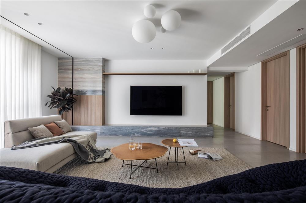 潮州市柏嘉名庭現代簡約風格三居室裝修案例