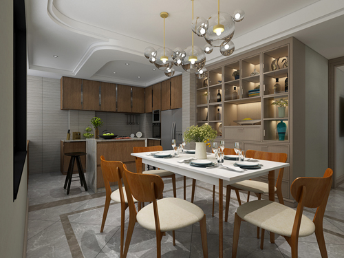 茂名市富麗天譽歐式風格二居室裝修案例