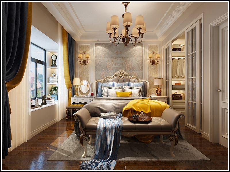 佛山市中建順控&middot;云熙悅城歐式風格三居室裝修案例