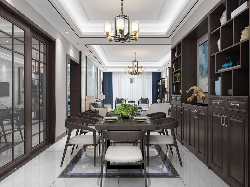 河源市潤豐&middot;天虹花園現代簡約風格三居室裝修案例