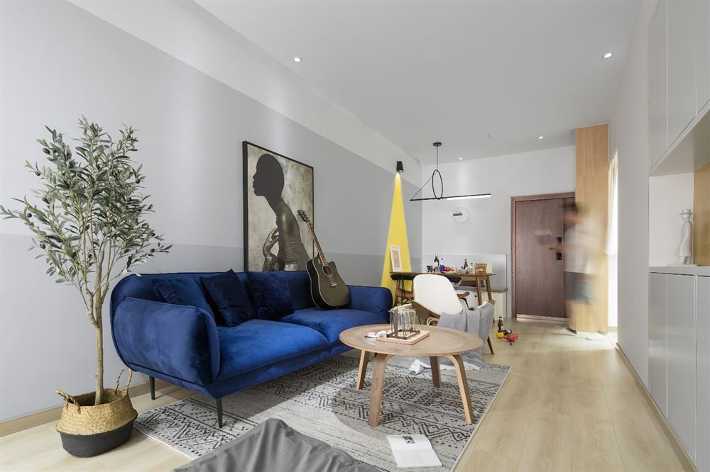 佛山市高明碧桂園&middot;花城薈北歐風格二居室裝修案例