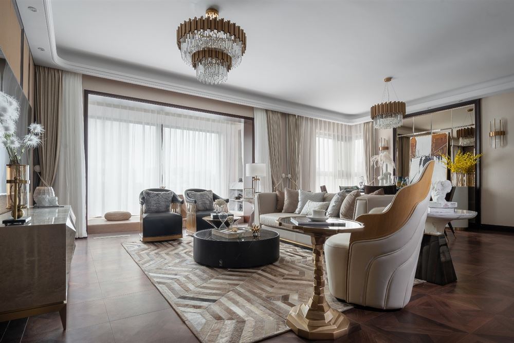 江門市新會駿景灣豪庭現(xiàn)代簡約風(fēng)格四居室裝修案例