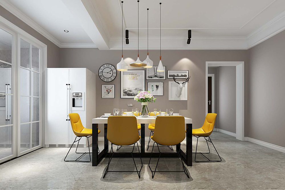裝修公司北歐風格室內裝修效果圖-餐廳