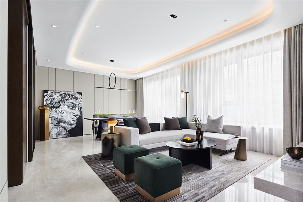 佛山市招商依云國際現(xiàn)代簡約風格別墅裝修案例