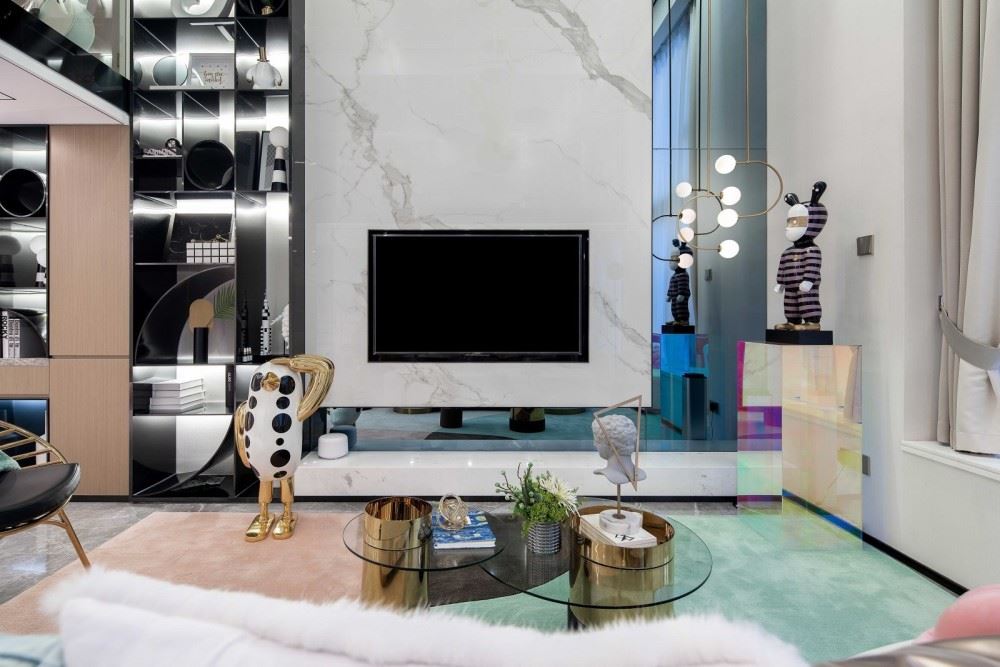 江門市駿景灣豪庭輕奢風(fēng)格復(fù)式裝修案例