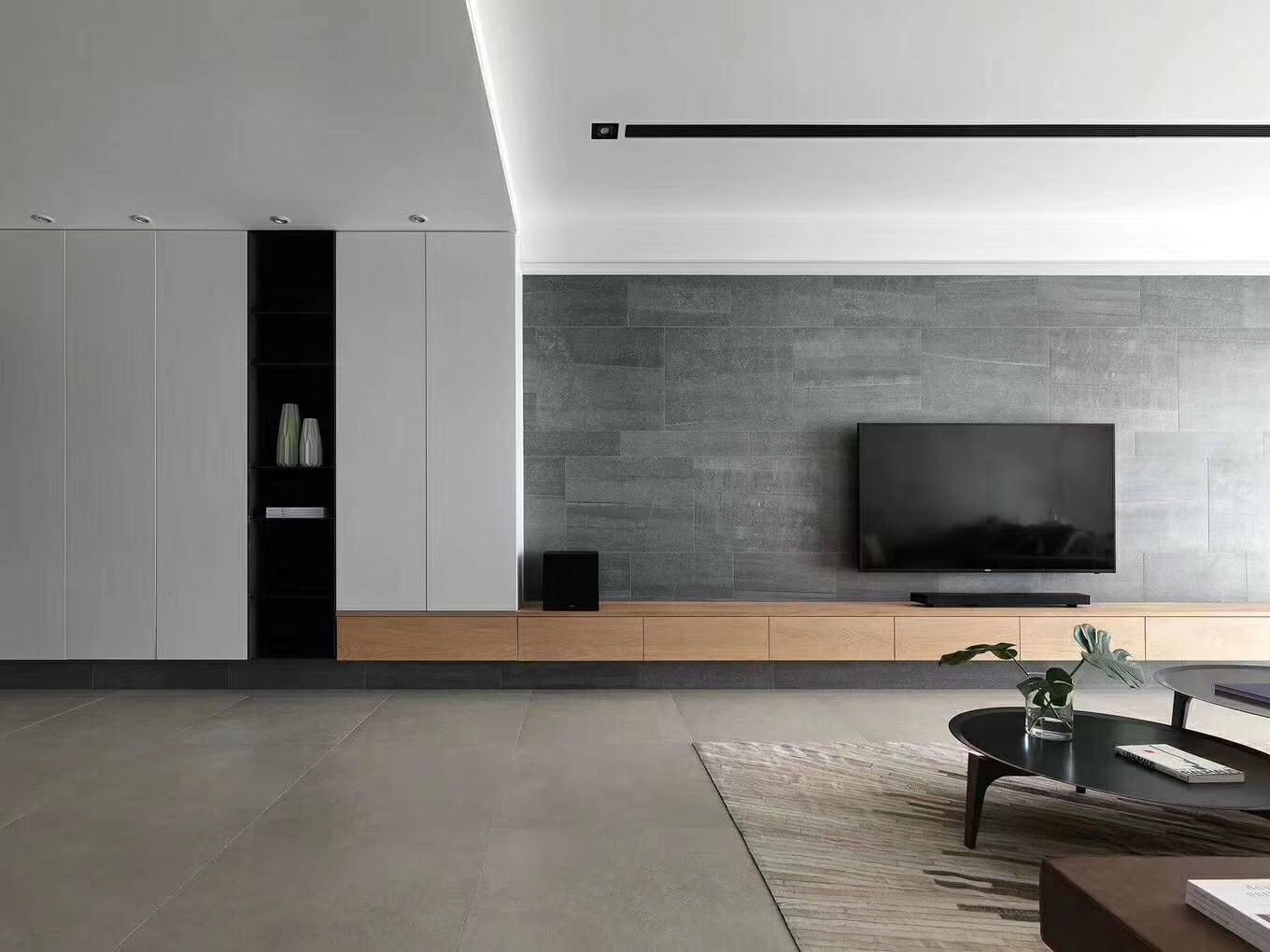 佛山市順德自在城現代簡約風格三居室裝修案例