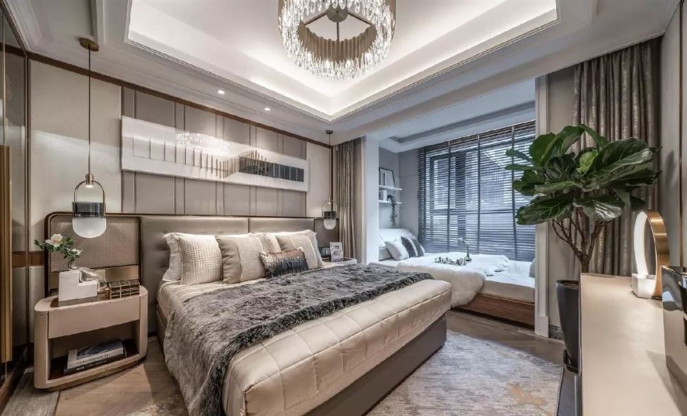 佛山市鵬瑞皓玥灣輕奢風(fēng)格別墅裝修案例