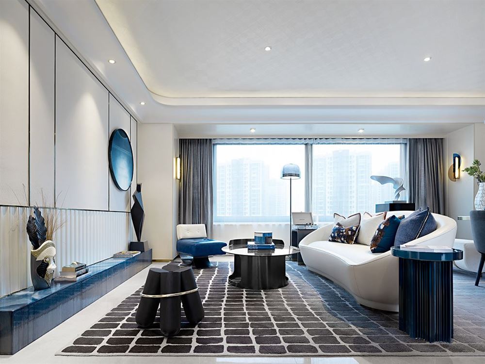 佛山市中交&middot;瀧灣云城輕奢風格四居室裝修案例