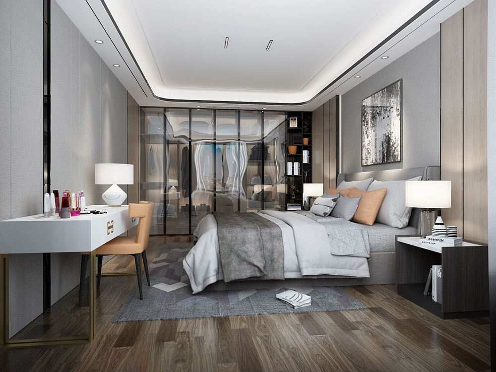 臺州市碧桂園&middot;翰林府現代簡約風格三居室裝修案例