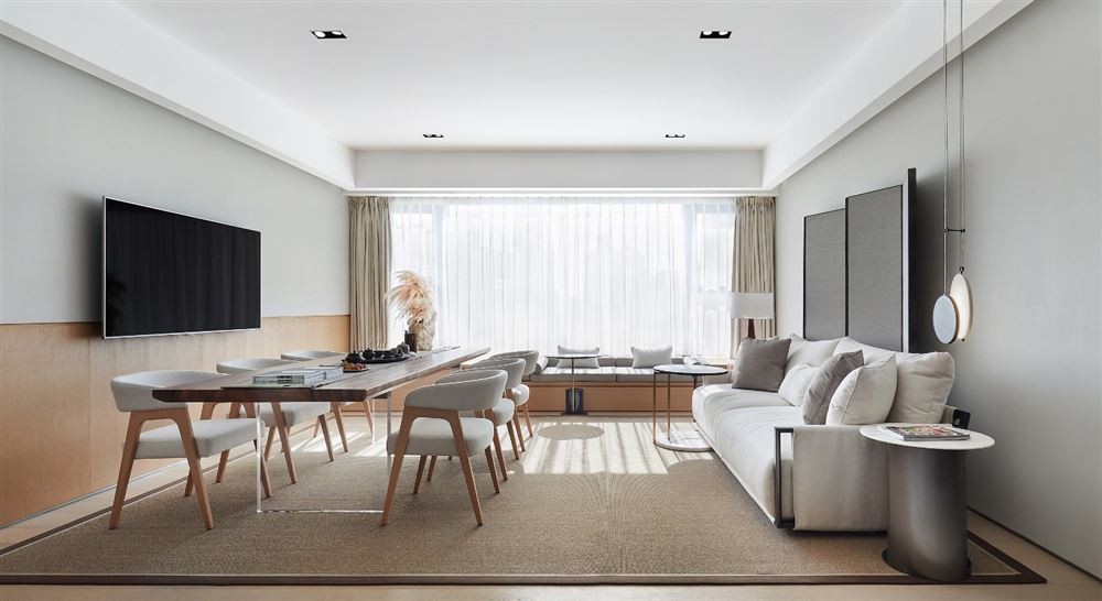 江門市白石路住宅樓現代簡約風格三居室裝修案例