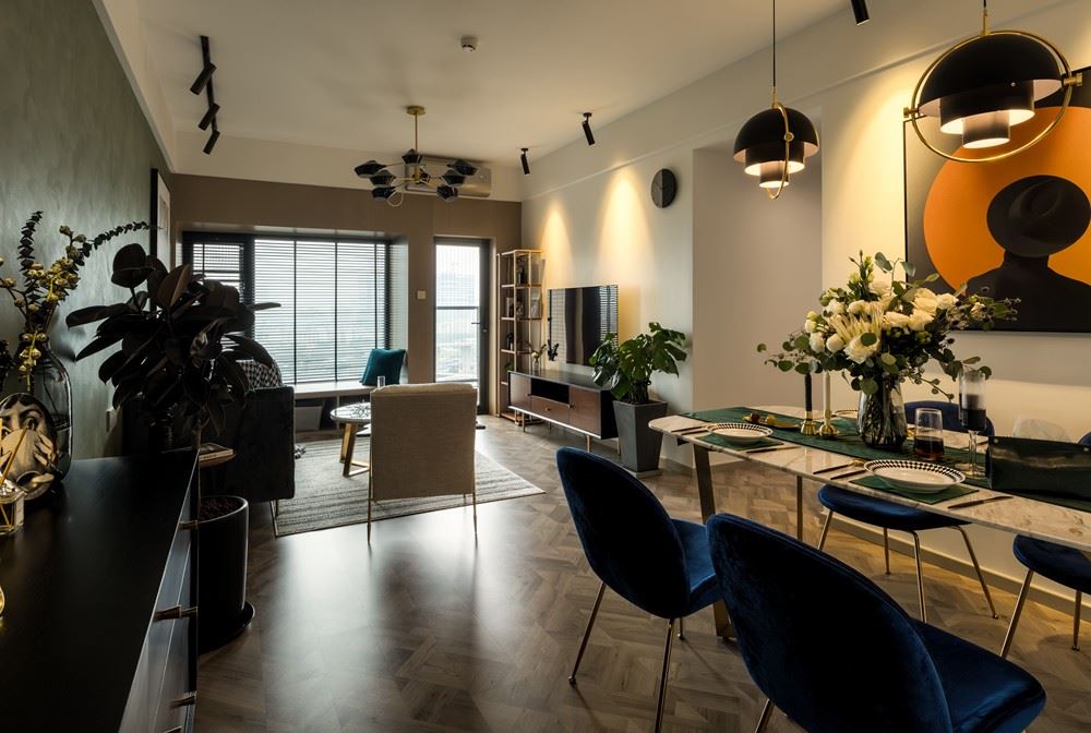 湛江市帝景居住宅小區其他三居室裝修案例