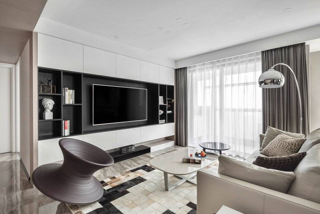 韶關市富康翰林世家二期現代簡約風格三居室裝修案例