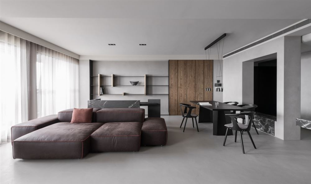 佛山市時代愛車小鎮(佛山)現代簡約風格四居室裝修案例