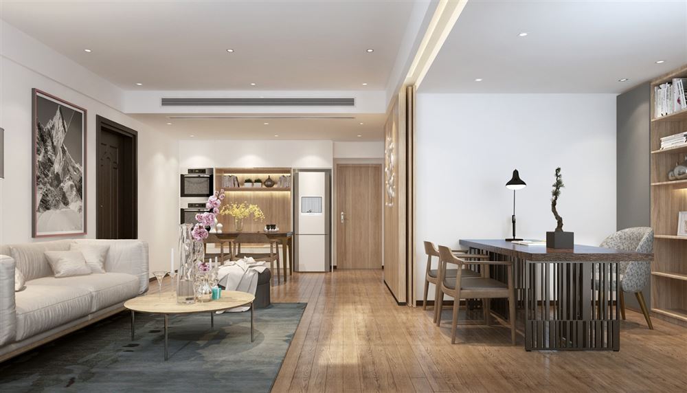 廣州市保利天匯北歐風格三居室裝修案例