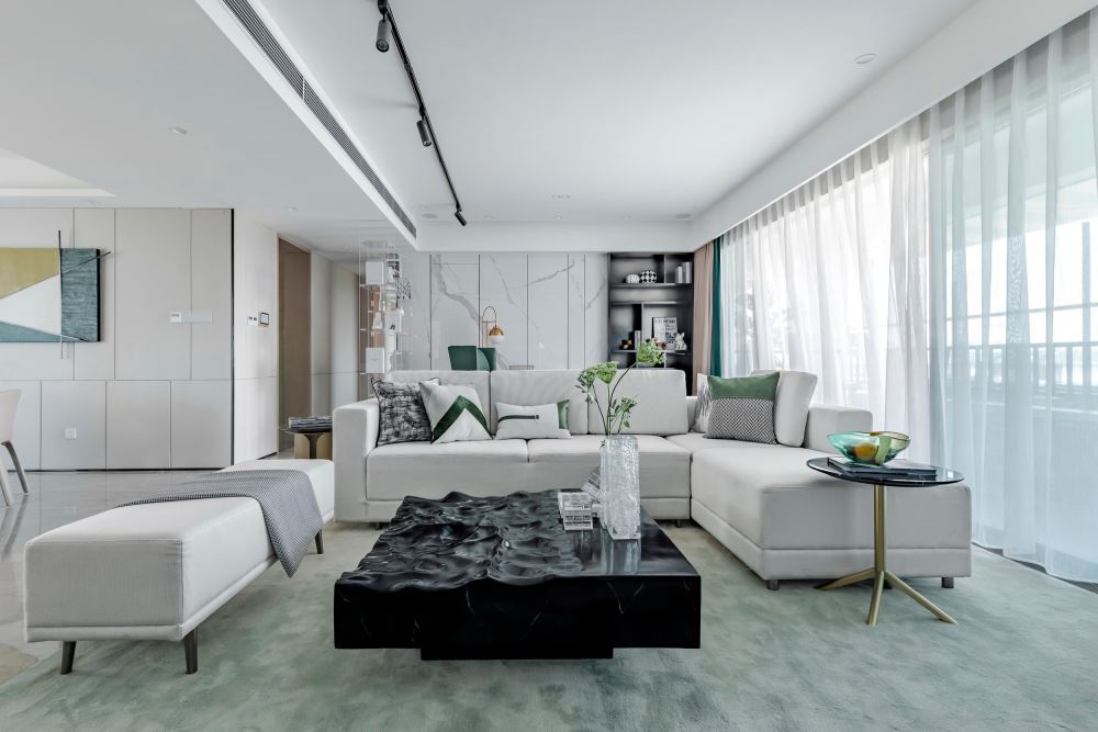 佛山市海倫堡菁華府輕奢風(fēng)格四居室裝修案例