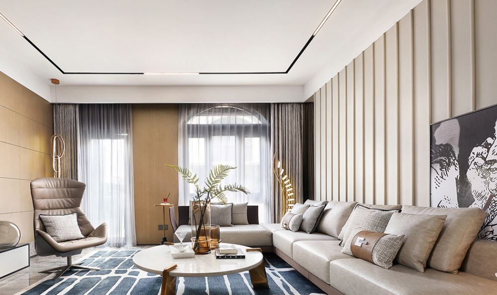 楚雄彝族自治州百水巷60號院現代風格別墅裝修案例