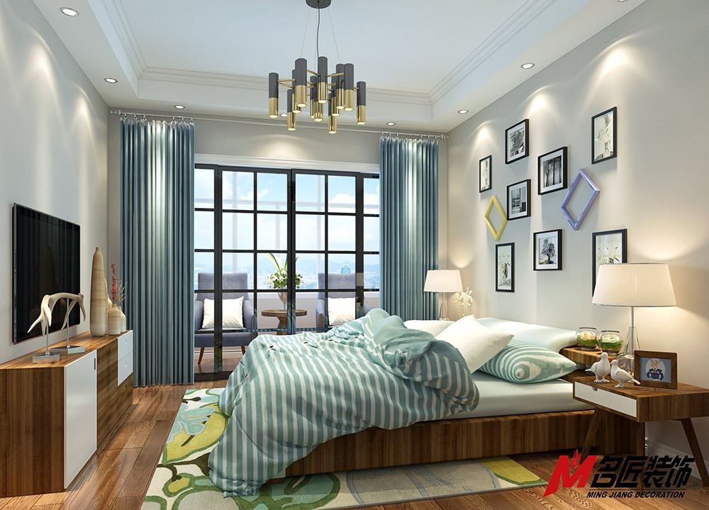 日照市香河佳園北歐風格三居室裝修案例