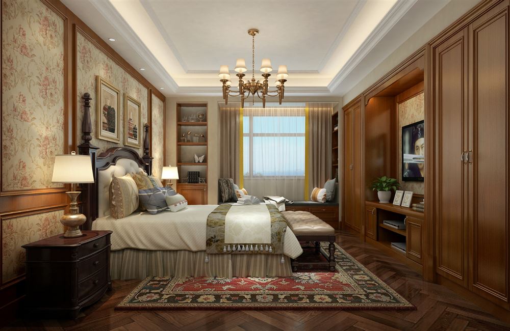 惠州市碧桂園十里銀灘歐式風格三居室裝修案例