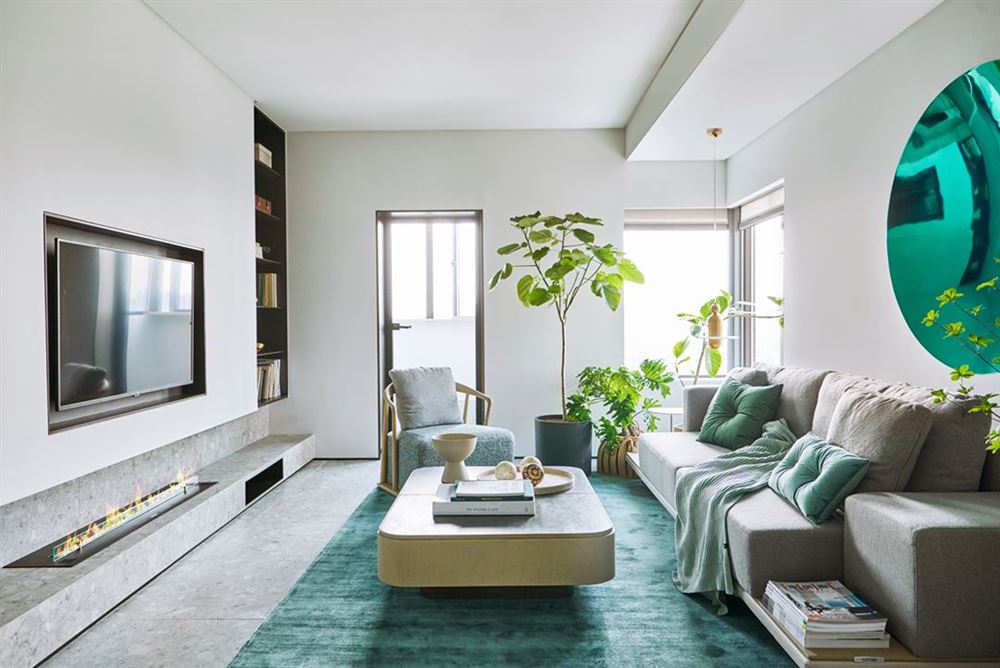 廣州市遠洋芙蓉墅歐式風格三居室裝修案例