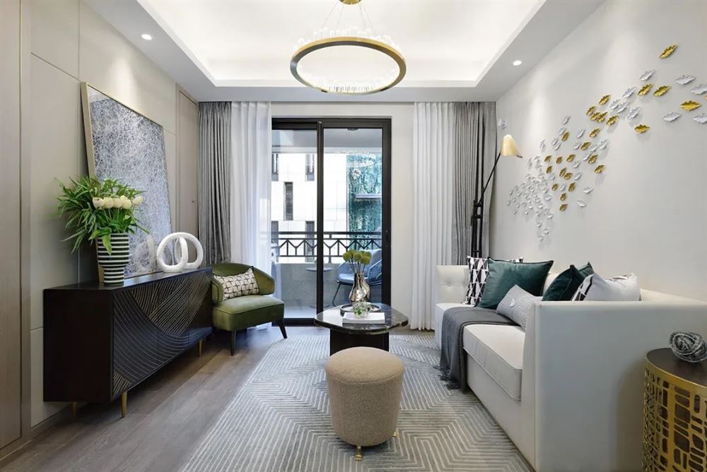 佛山市雅居樂萬象郡現代簡約風格三居室裝修案例