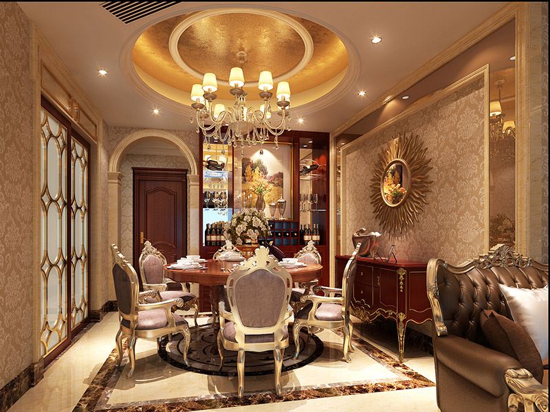 佛山市弘陽德商昕悅府新古典風(fēng)格三居室裝修案例