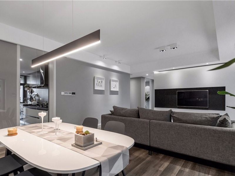 泰州市晨陽社區北歐風格三居室裝修案例