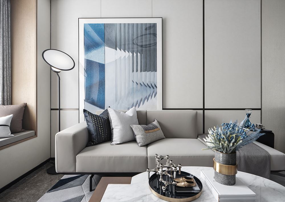 楚雄彝族自治州北浦嘉園現代簡約風格三居室裝修案例