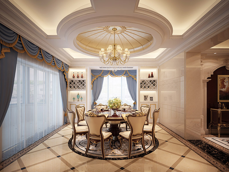 潮州市紅光金陵園輕奢風格別墅裝修案例