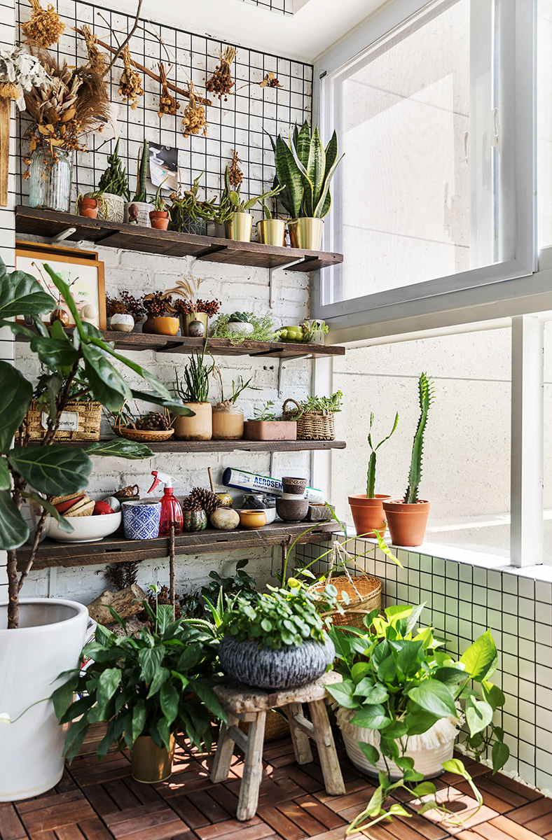 原木北歐風(fēng)室內(nèi)設(shè)計(jì)，帶著年輕人奮斗上進(jìn)心裝飾的溫馨小窩-陽(yáng)臺(tái)