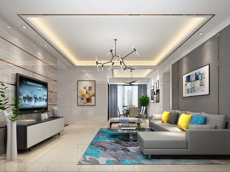 佛山市旭輝雅居樂清樾現(xiàn)代簡約風(fēng)格三居室裝修案例