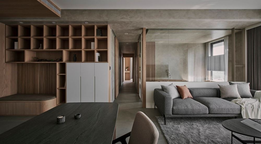 江門市天鵝灣現(xiàn)代簡(jiǎn)約風(fēng)格三居室裝修案例