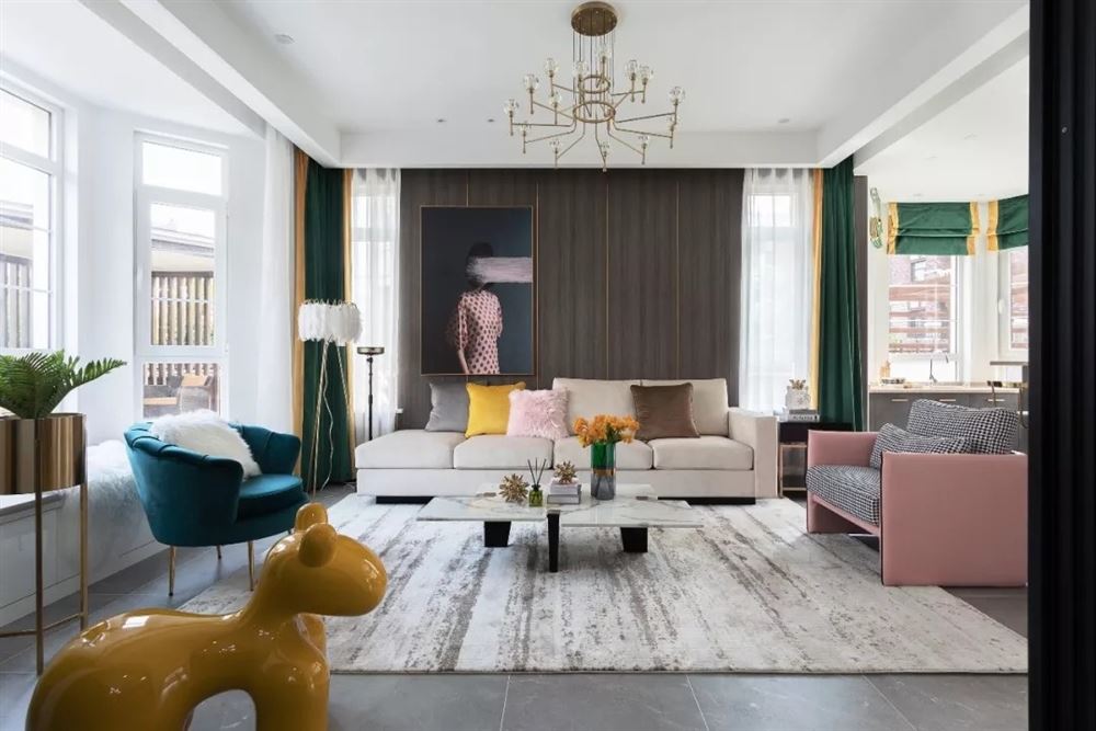 佛山市雅居樂萬象郡輕奢風格別墅裝修案例