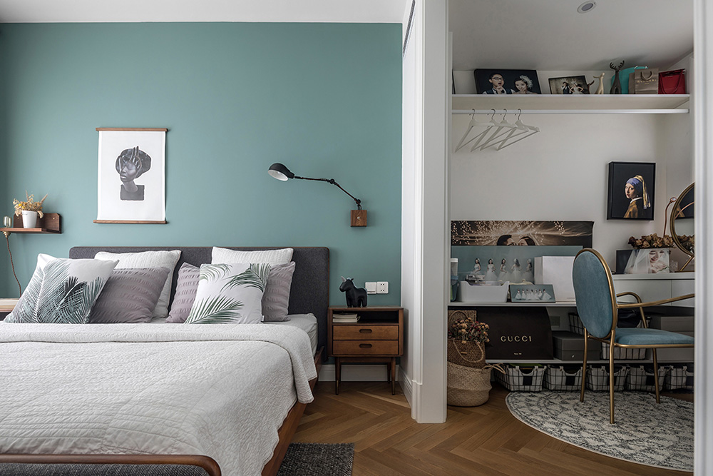 原木北歐風(fēng)室內(nèi)設(shè)計(jì)，帶著年輕人奮斗上進(jìn)心裝飾的溫馨小窩-臥室