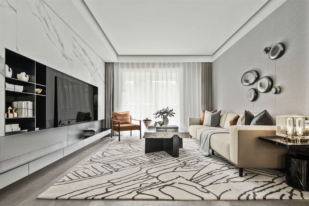 佛山市中建順控&middot;云熙悅城現代簡約風格三居室裝修案例