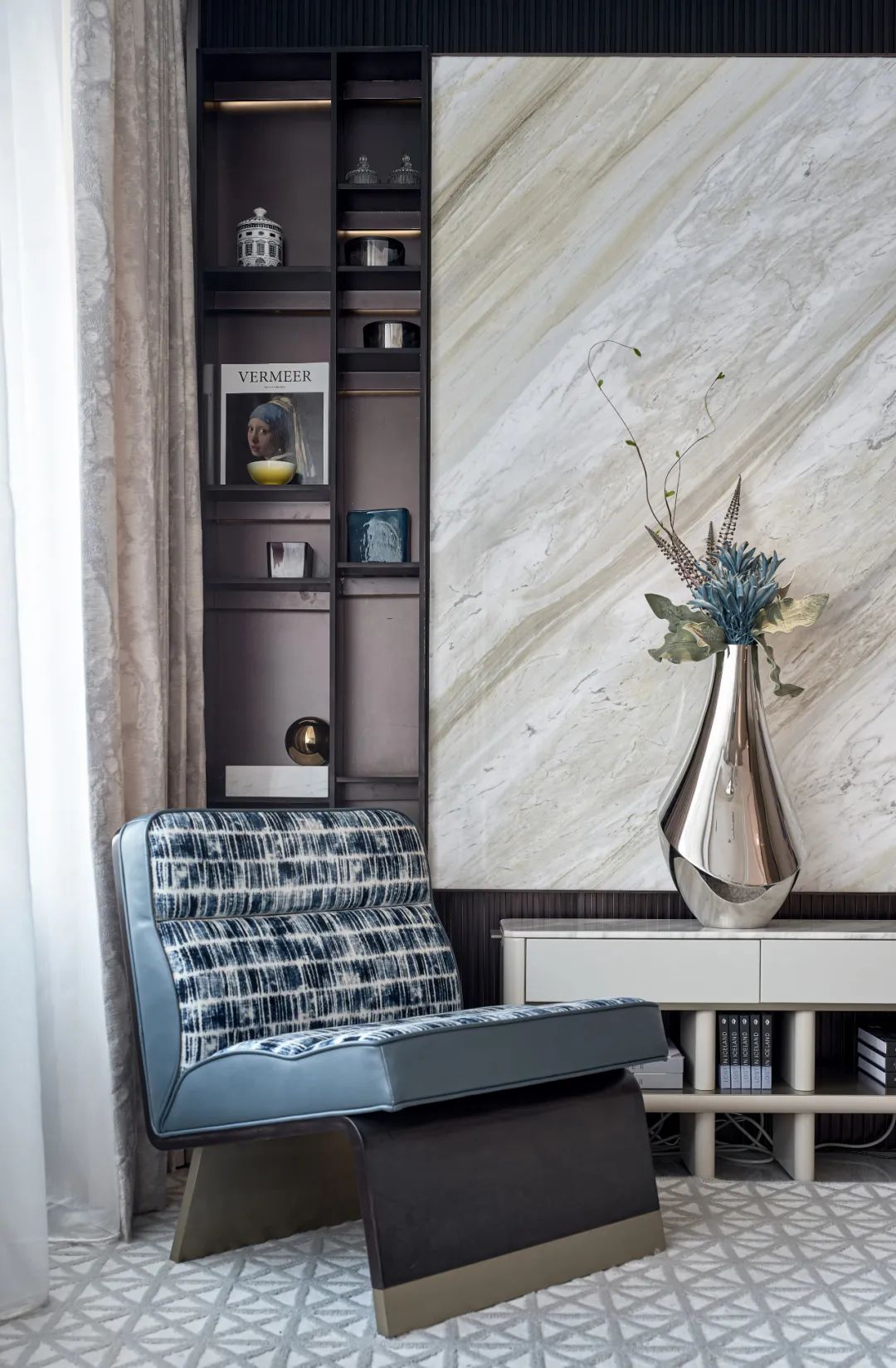 現(xiàn)代簡約風格室內設計家裝案例-客廳電視背景墻