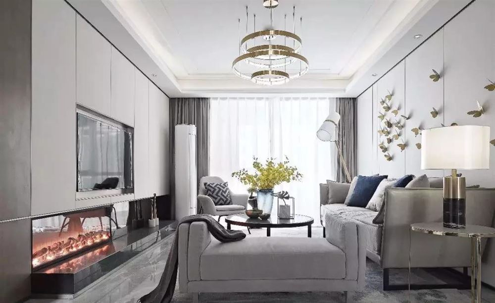 佛山市保利和悅濱江現(xiàn)代簡約風格三居室裝修案例