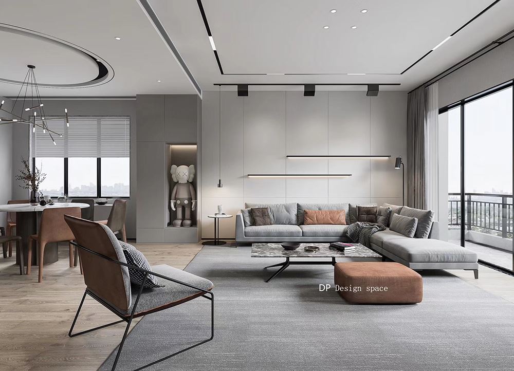 佛山市金地藝境天成現代簡約風格別墅裝修案例