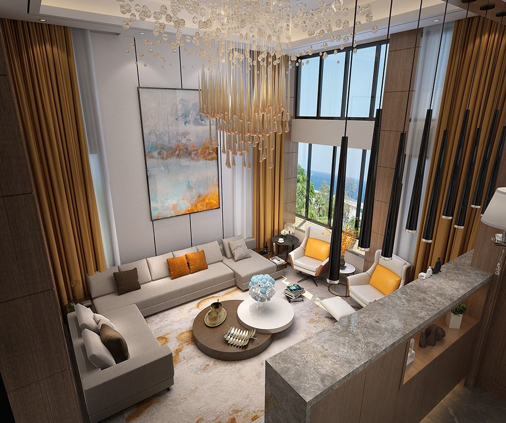 佛山市金地&middot;招商臻玥府輕奢風格別墅裝修案例