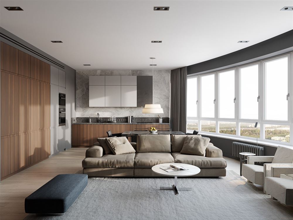 佛山市旭輝雅居樂清樾歐式風(fēng)格三居室裝修案例