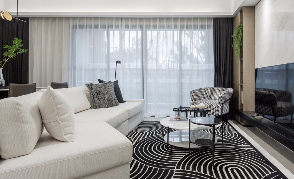 佛山市萬科金域水岸現(xiàn)代簡約風格三居室裝修案例