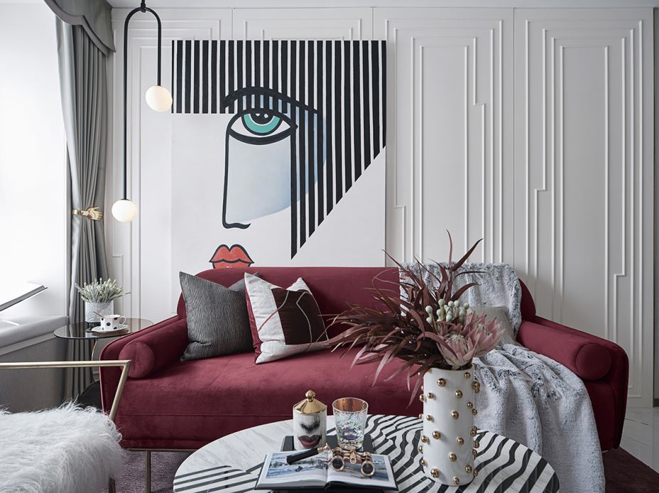 江門市君匯熙庭輕奢風(fēng)格三居室裝修案例