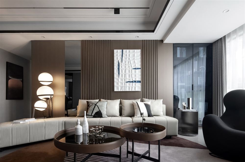 江門市碧桂園山水豪園現代風格三居室裝修案例