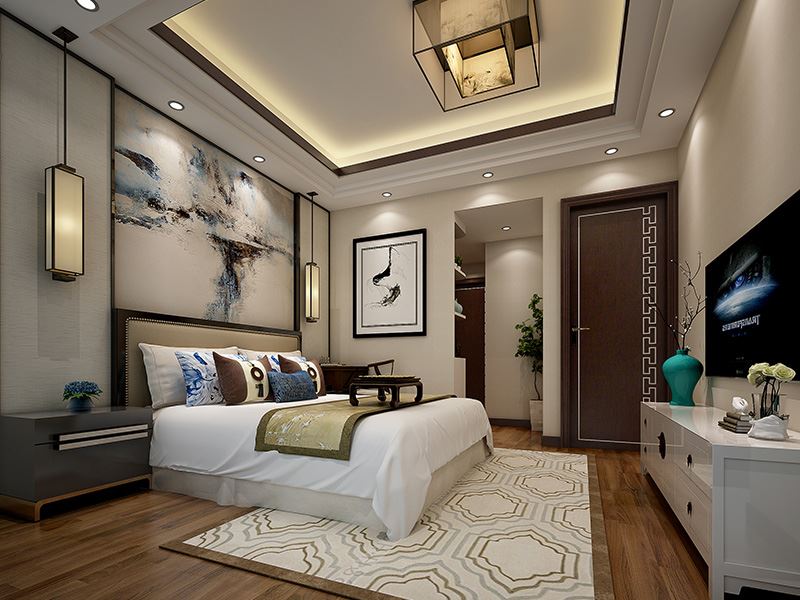 佛山市時代南灣現代簡約風格三居室裝修案例