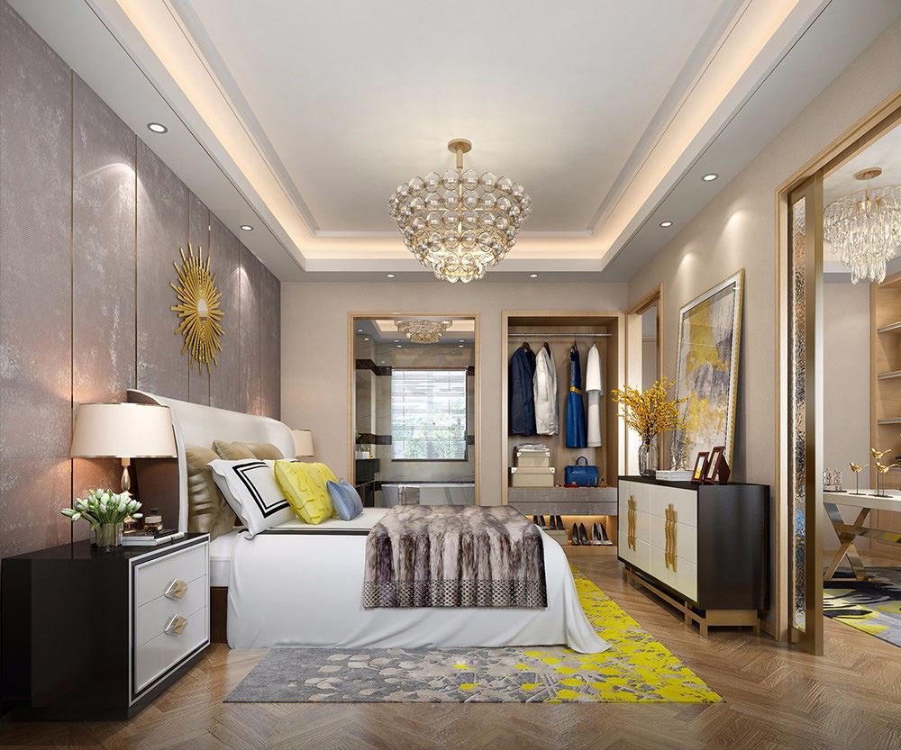 佛山市美的&middot;東樾灣輕奢風(fēng)格別墅裝修案例